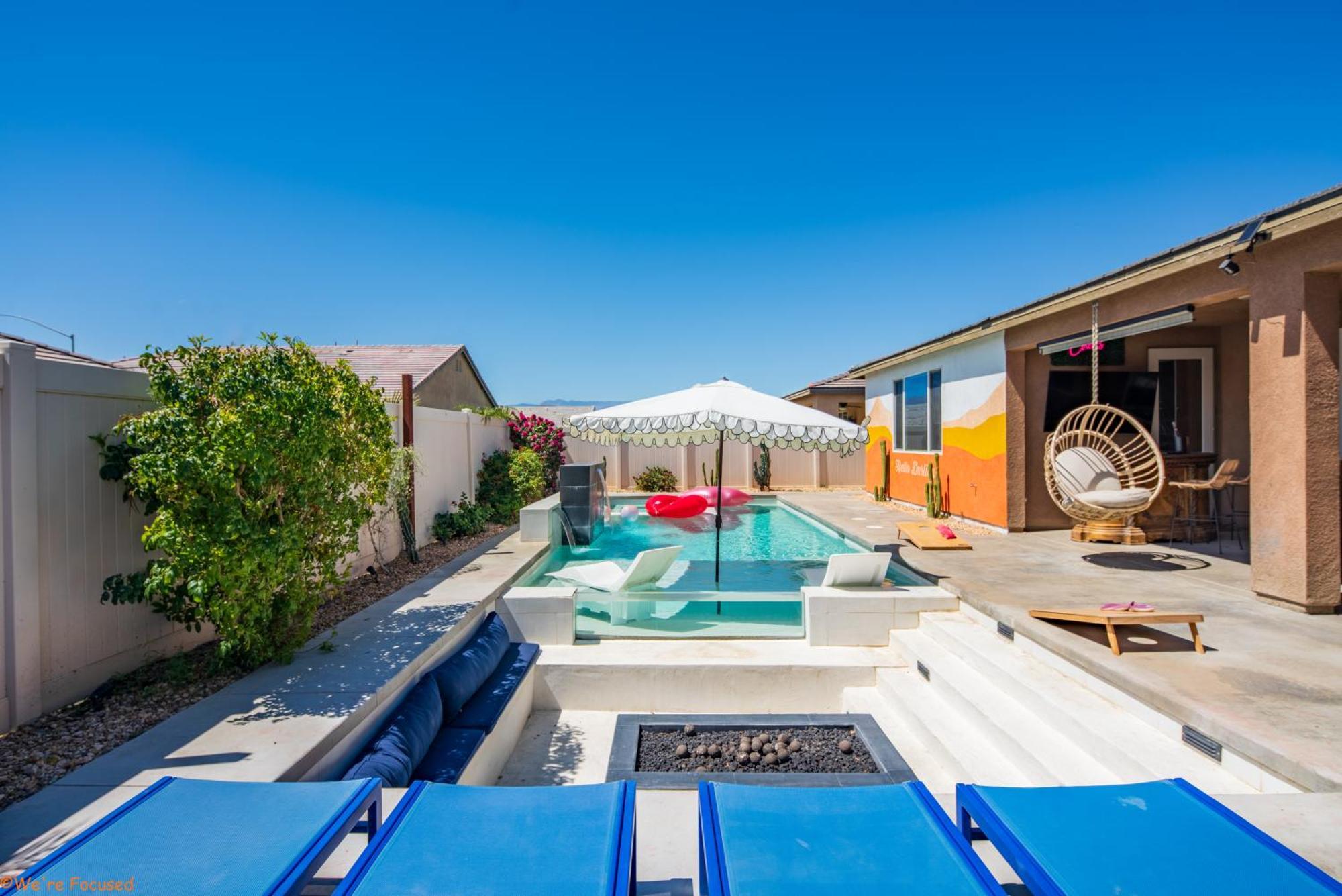 Вилла 5Br3B Pool, 2Mi To Fstvals, Ev Chrgr, Gym, Games Индио Экстерьер фото